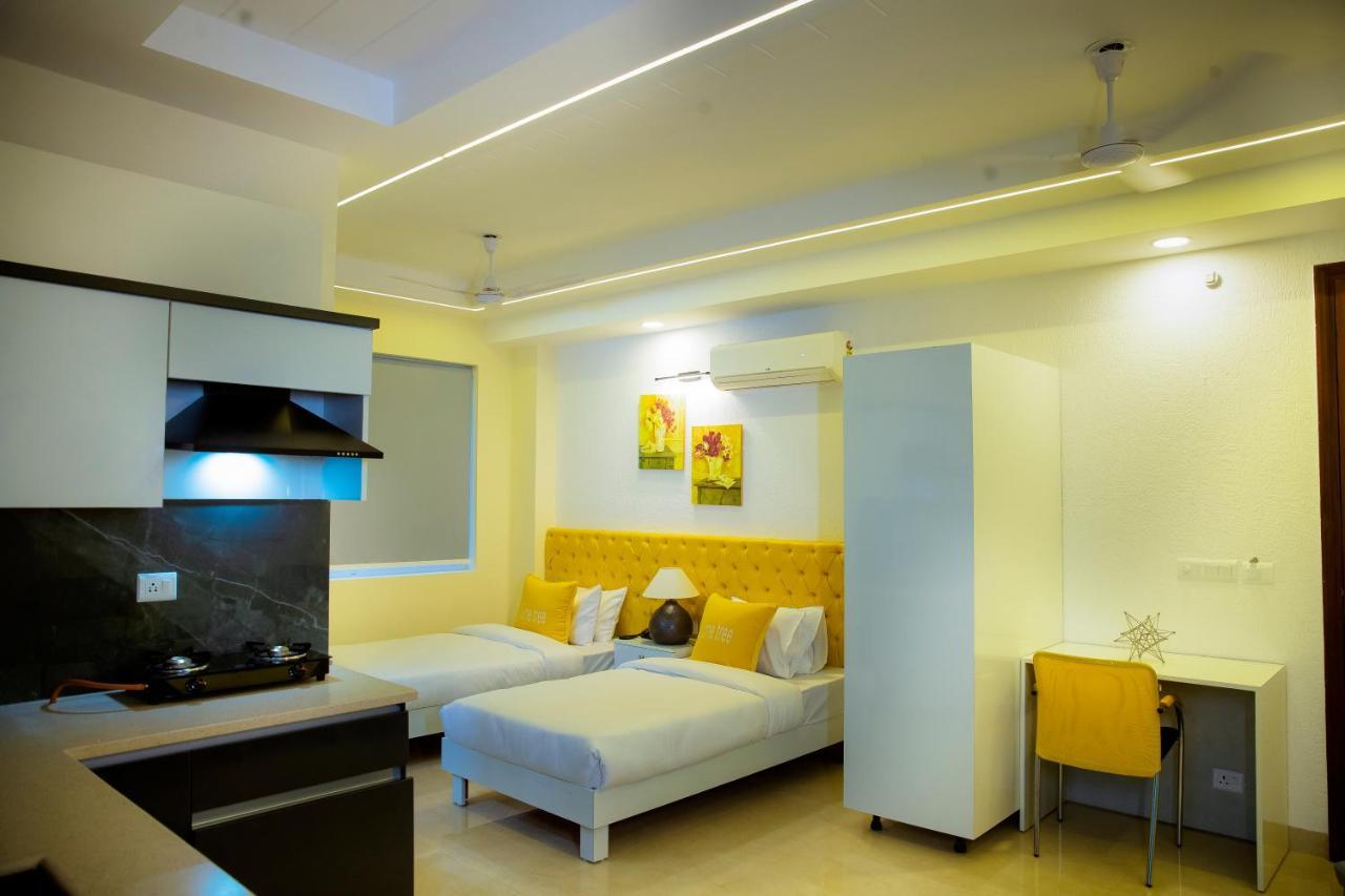 Lime Tree Luxury Studio - Service Apartment Near Artemis Hospital ,גורגאון מראה חיצוני תמונה